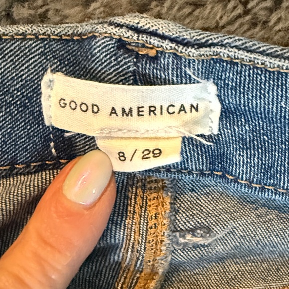 Good American Good Legs High-Waisted Blue Skinny Jeans Sz 8/29- 28 in inseam - Picture 5 of 6